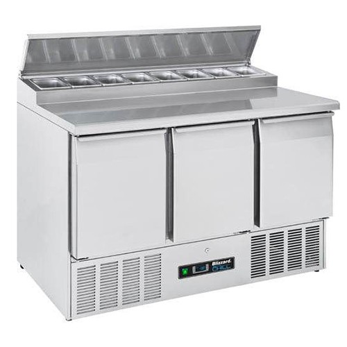 Blizzard Refrigeration 3 Door Saladette