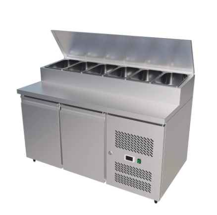 Empire-Stainless-Steel-2-Door-Pizza-Prep-Table-Refrigerator