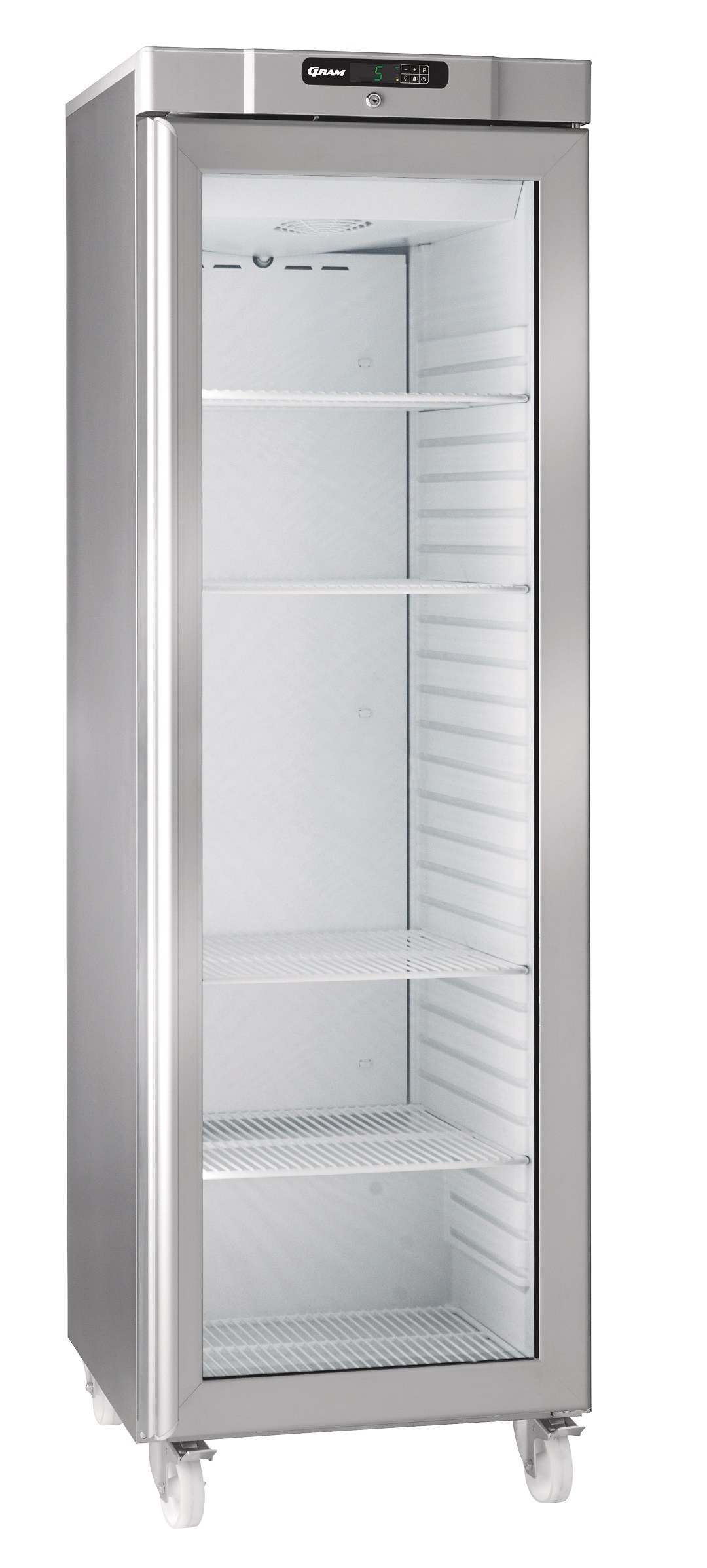 Gram-Compact-KG-420-R-C-DR-G-U-Glass-Door-Refrigerator