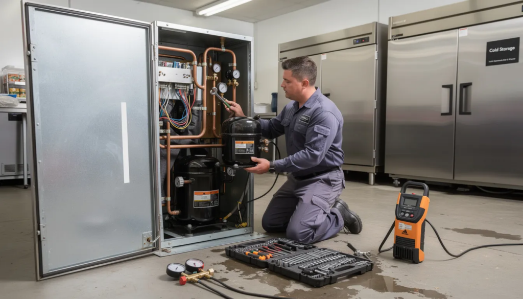commercial fridge compressor problems